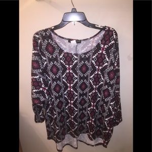 Low and high long sleeve